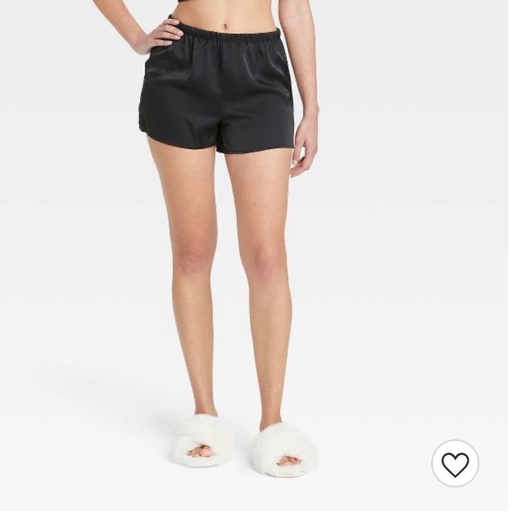 Women's New Satin Pajama Shorts S M XL XXL